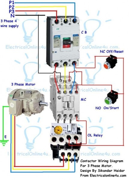 3 Phase Contactor Wiring