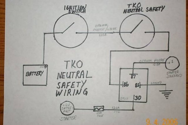 Neutral Safety Wiring Harness Diagram