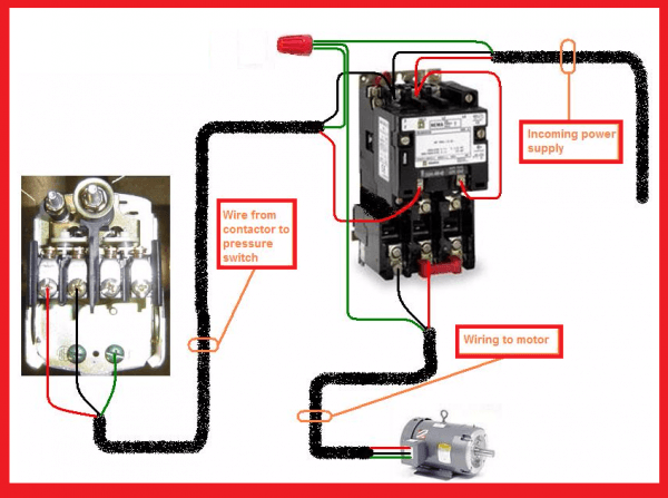 3 Phase Contactor Connection Diagram