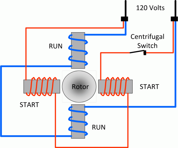 Wiring Diagram Single Phase Motor