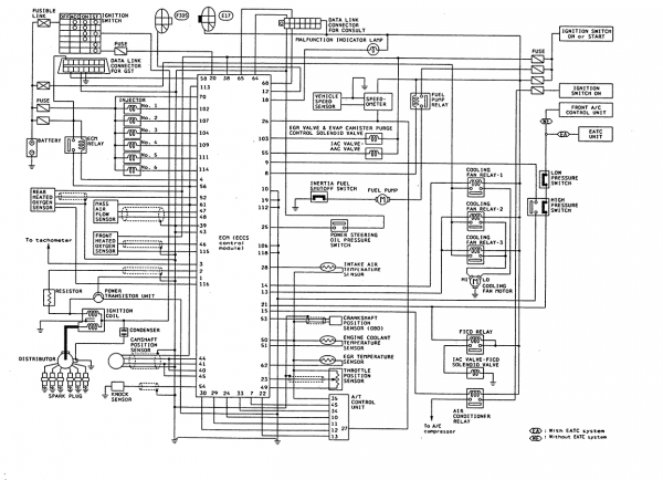 Maxima Engine Sensor Parts Diagram