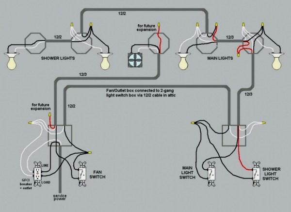 How To Wire Multiple Light Switches Diagram Enamour Lights On One