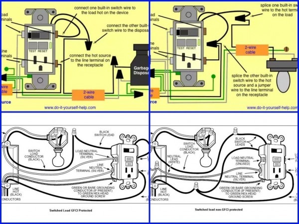 How Wire Gfci Outlet With Two Switches One Box Switch Light From