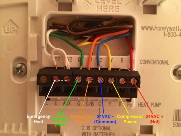 Lovely Honeywell Heat Pump Thermostat Wiring Diagram For Cat In