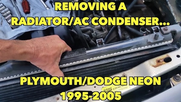 Removing Neon Radiator Ac Condenser Plymouth Dodge Neon 1995