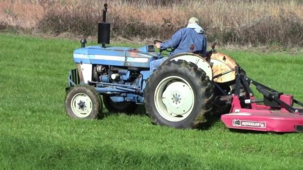 Dad On His Tractor