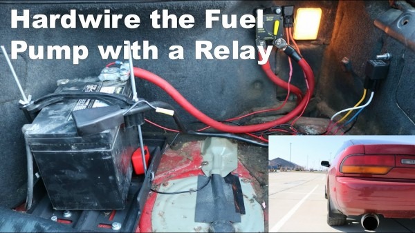 Fuel Pump Relay Install On An S13  Save Your Motor!