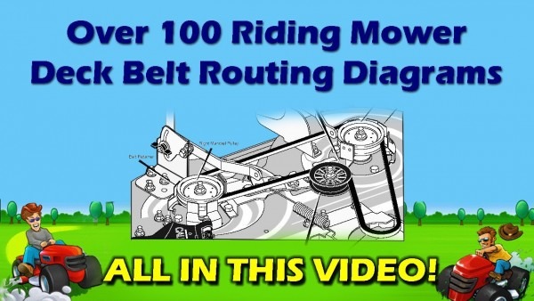 Riding Mower Deck Belt Diagrams Diy Repair Manual Ayp