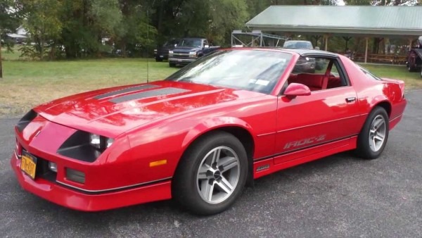 Sold~1987 Chevrolet Camaro Iroc For Sale~2 Family Owners~red Red~t