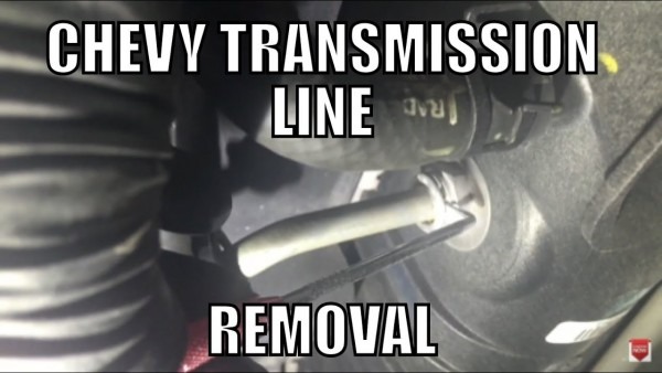 08 Chevy Silverado Transmission Cooler Line Removal Should Work On