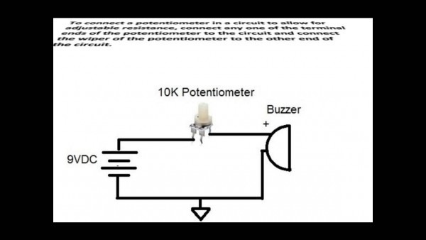 How To Connect A Potentiometer In A Circuit