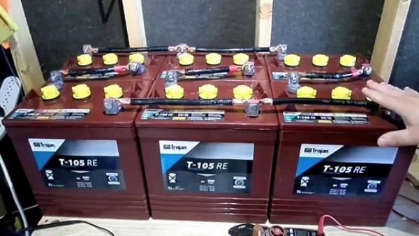 Battery Bank 6v 12v Series Parallel For Rv Camper Van Solar Off