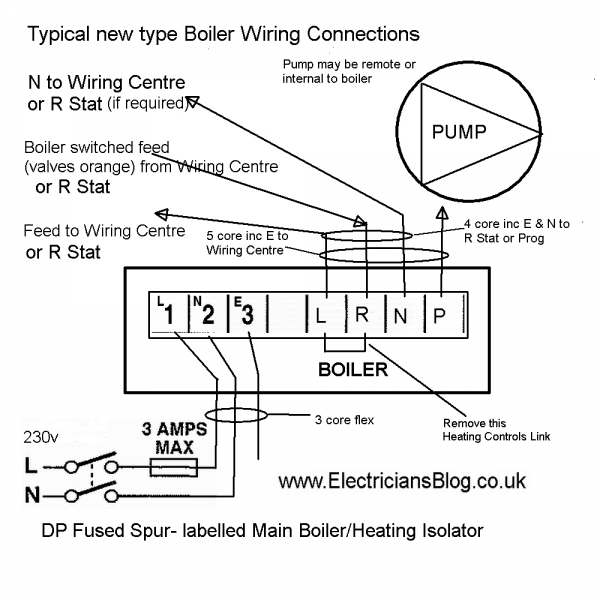 Central Heating Boiler Wiring Diagram