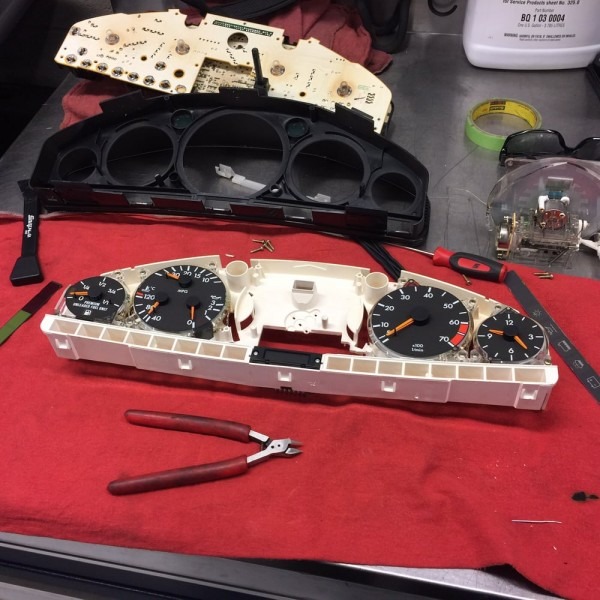 W140 Instrument Cluster Repair  In House!!!