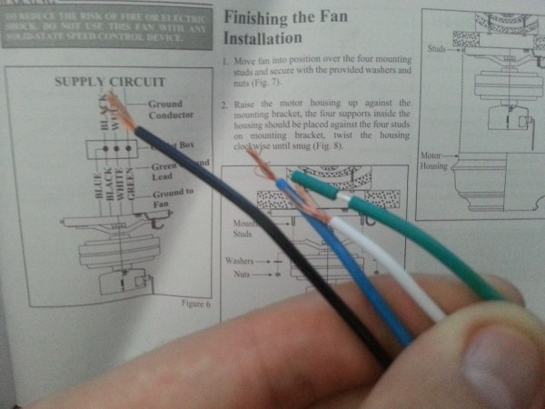 Ceiling Fan Wire Colors Ceiling Fan Speed Wall Switch Wiring