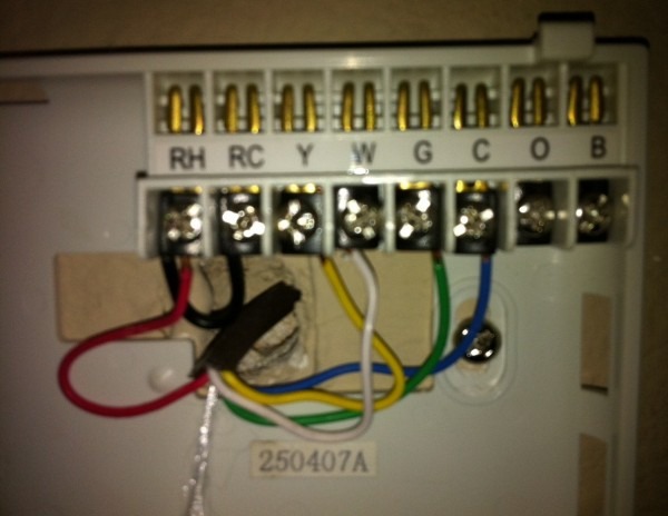 Ac Thermostat Wiring Color Code