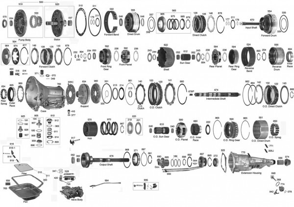 42re Transmission Diagram