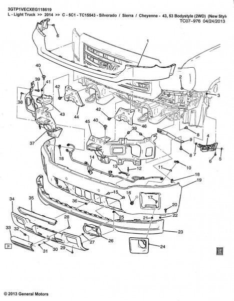 2015 Chevy Truck Parts Diagram