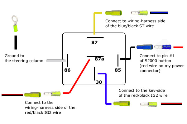 5 Pin Relay Wiring Diagram