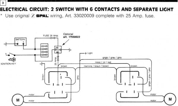 Spal Wiring Diagram Switches