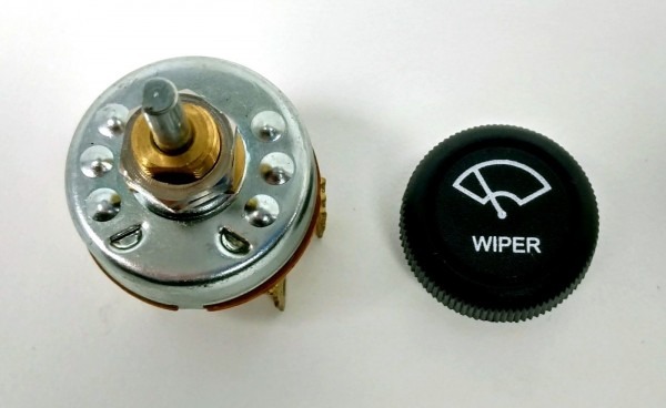 Universal Windshield Wiper Motor 3 Position Switch W Knob Gm Rat