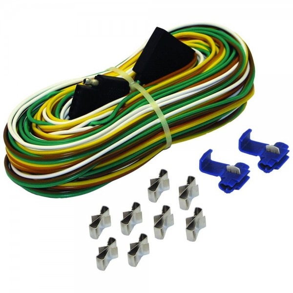 25 Ft  Trailer Wire Harness With Full Ground