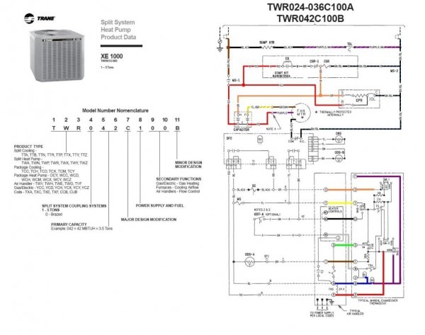 Trane Xe 900 Wiring Diagram