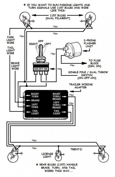 Hazard Flasher Circuit Diagram