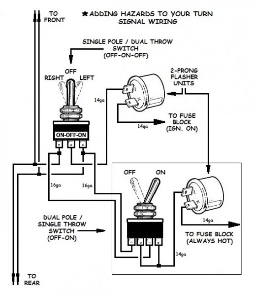 Hazard Flasher Circuit Diagram
