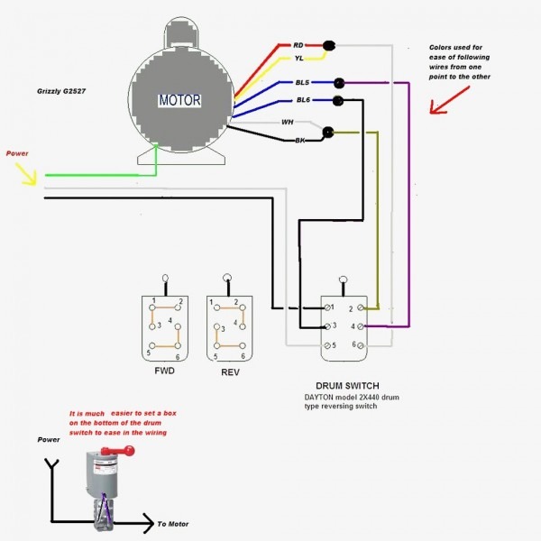 Lathe Motor Wiring Diagram