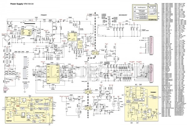 Led Tv Circuit Diagrams
