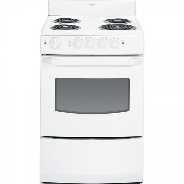 Hotpoint 24 In  3 0 Cu  Ft  Electric Range In White