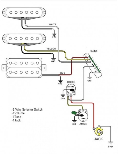 Wilkinson Humbucker Guitar Wiring Diagram