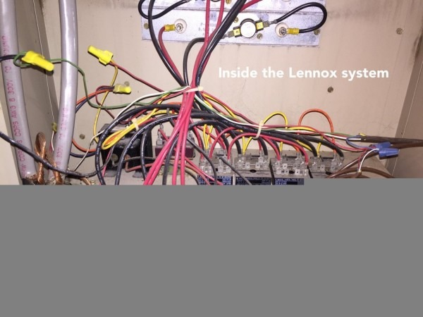 Wire Thermostat Gas Furnace Wiring Diagram Color Lennox With