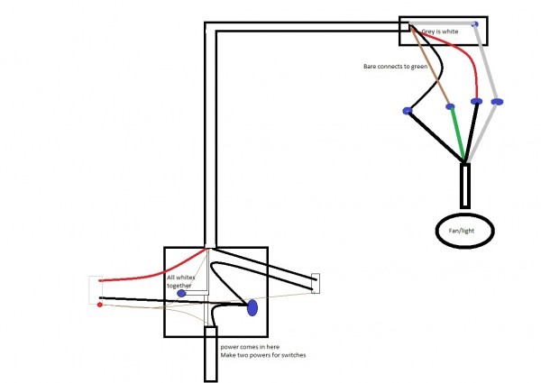 Wire Two Lights To One Switch Diagram