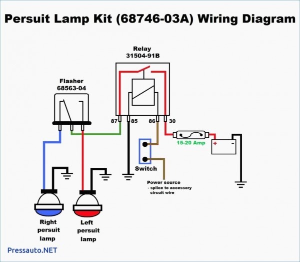 Spotlight Wiring Diagram Relay