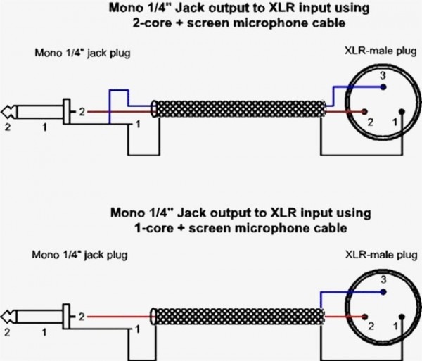 Xlr Male Microphone Connector Wire Diagram