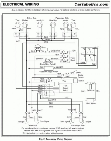 Textron Ez Go Workhorse Wiring Diagram 48v