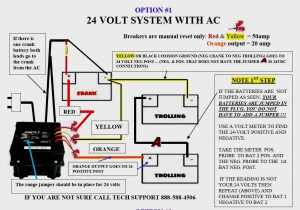 24 Volt Battery Wiring Diagram 24v Trolling Motor For