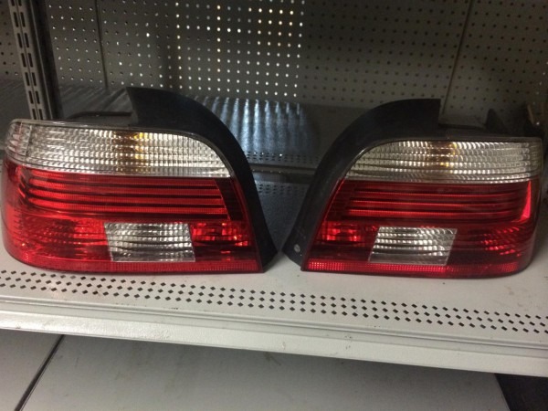 Bmw E39 5 Series Clear Altezza Red Clear Tail Lights Set  R1895