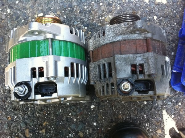 Replaced & Upgraded My Alternator Today   Pics