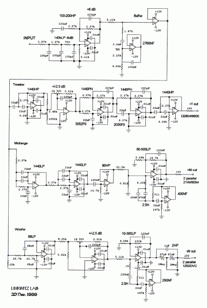 Free Audio Active Crossover Circuit Schematics Wallpapers