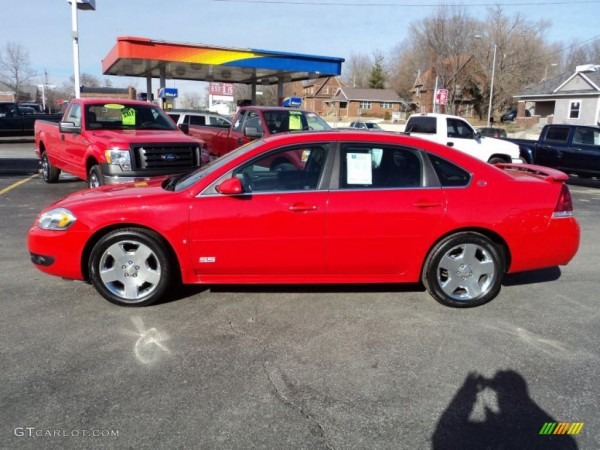 2009 Victory Red Chevrolet Impala Ss  45168907