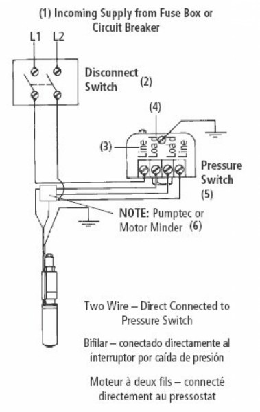 Water Pump Wiring Diagrams 230v
