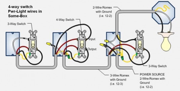 Cooper 4 Way Switch Wiring Diagram For