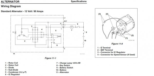 3208 Wiring Diagram Further Yanmar Hitachi Alternator Wiring