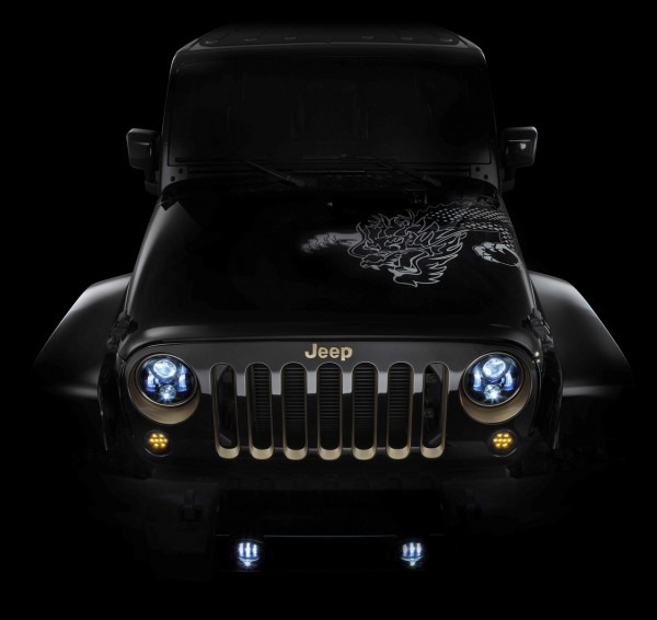 Jeep Wrangler With Led Headlights