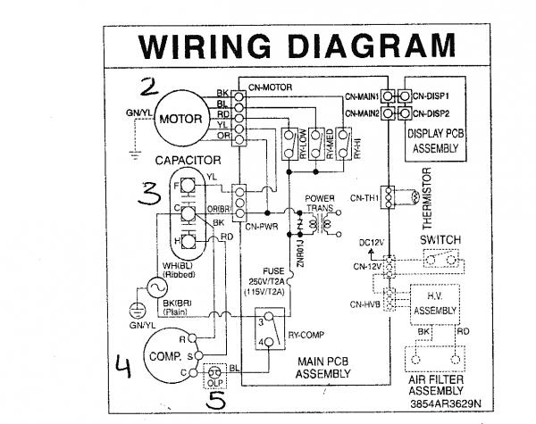Embraco Relay Wiring
