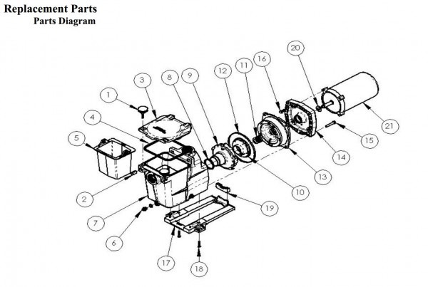 Sd Spa Pump Motor Wiring Diagram Motor Repalcement Parts And