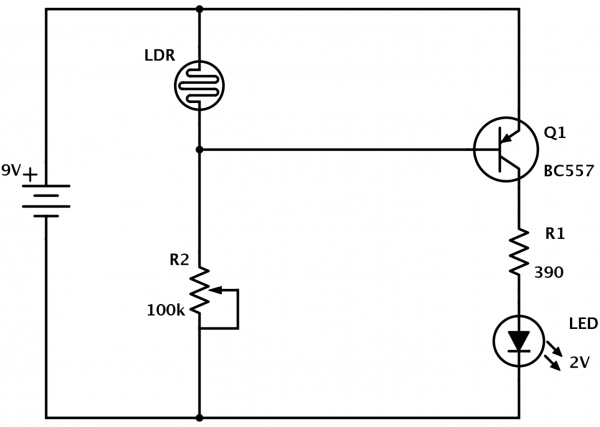 Ldr Circuit Diagram